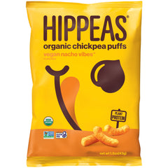 Hippeas Nacho Vegan Puffs Bags 1.5oz/12ct