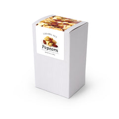 Popcorn, Caramel Nut, 5" White Box 48ct/2.5oz