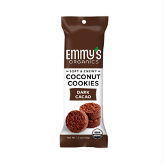 Emmy's® Organics Single Pack Macaroons, Coconut Dark Cacao, 3 pack 72ct/1.5oz