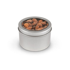 Almonds, Smoked, Tin Round Window Medium 48ct/5.5oz