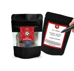 Dark & Milk Chocolate Sea Salt Caramels, World Cup Pouch Small 100ct/1.7oz