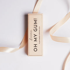 OH MY GUM! Plant-Based Chewing Gum, Cinnamon 12ct/0.67oz