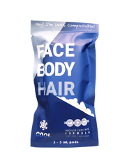 Face Body Hair Water-Soluble Personal Care Pods 40ct