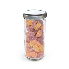 Gummy Bears, Organic Vegan, Tall Flint Jar 24ct/6.3oz