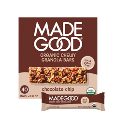 MadeGood® Granola Bar, Chocolate Chip 40ct/0.85oz