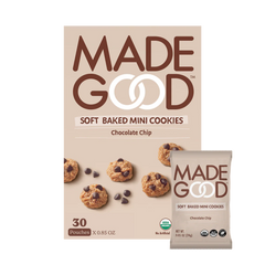 MadeGood® Soft Baked Mini Chocolate Chip Cookies 30ct/0.85oz