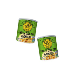 The GOOD Crisp® Company Potato Crisps, Sour Cream & Onion, Small Canister 12ct/1.6oz