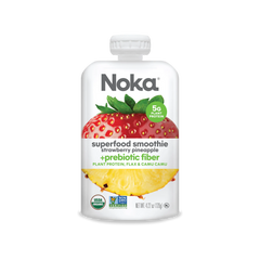 Noka® Strawberry Pineapple, Superfood Smoothie + Prebiotic Fiber 12/4.22oz