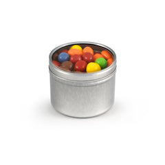 M&M's®, Peanut, Tin Round Window Small 48ct/3oz