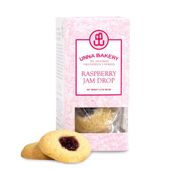 Unna Bakery Raspberry Jam Drop Cookies 6ct/3.4oz