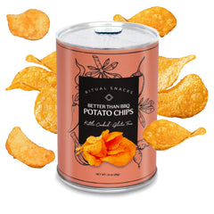 Potato Chips, Better Than BBQ, Ritual Snacks Canister 48ct/1oz