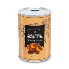 Mixed Nuts, Cajun Spiced, Ritual Snacks Canister 48ct/4oz