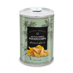 Potato Chips, Kettle Cooked, Ritual Snacks Canister 48ct/1oz