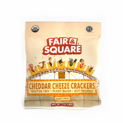 Fair & Square® Crackers, Cheddar Cheeze 18ct/1oz