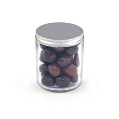 Caramels, Dark & Milk Chocolate Sea Salt, Medium Flint Jar 24ct/5.9oz
