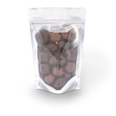 Caramels, Dark & Milk Chocolate Sea Salt, Silver Pouch 48ct/4.6oz