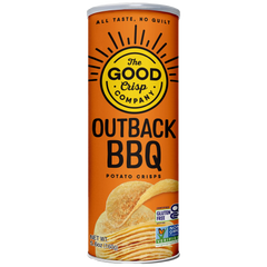 The GOOD Crisp® Company Potato Crisps, Outback BBQ, Tall Canister 8ct/5.6oz