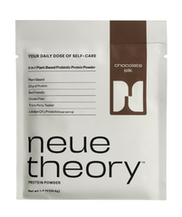 Neue Theory® Plant-Based Probiotic Protein Powder, Chocolate Silk 1.4oz/24ct