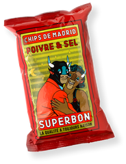 SUPERBON Madrid Crisps, Salt & Pepper 10ct/4.76oz