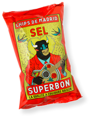 SUPERBON Madrid Crisps, Salt 10ct/4.76oz