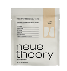Neue Theory® Plant-Based Probiotic Protein Powder, Vanilla Bean 1.4oz/24ct