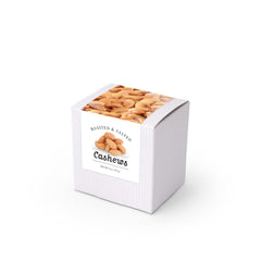 Cashews, Roasted & Salted, 3" White Box 48ct/4oz