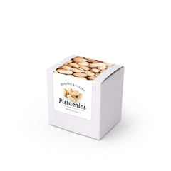 Pistachios, Roasted & Salted, 3" White Box 48ct/4oz