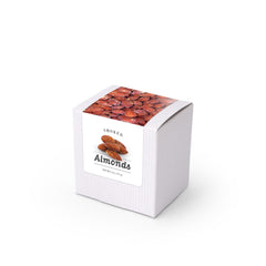 Almonds, Smoked, 3" White Box 48ct/4oz