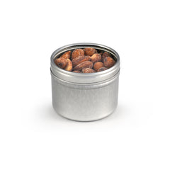 Almonds, Smoked, Tin Round Window Small 48ct/2.6oz