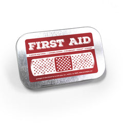 First Aid Kit, Hinged Tin 96ct