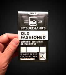 Leisuremann's Single Serve Cocktail Mix, Old Fashioned