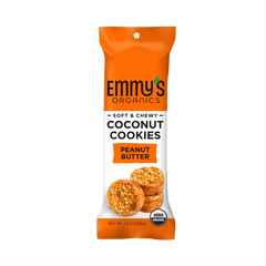 Emmy's® Organics Macaroons, Coconut Peanut Butter, 3 pack 72ct/1.5oz