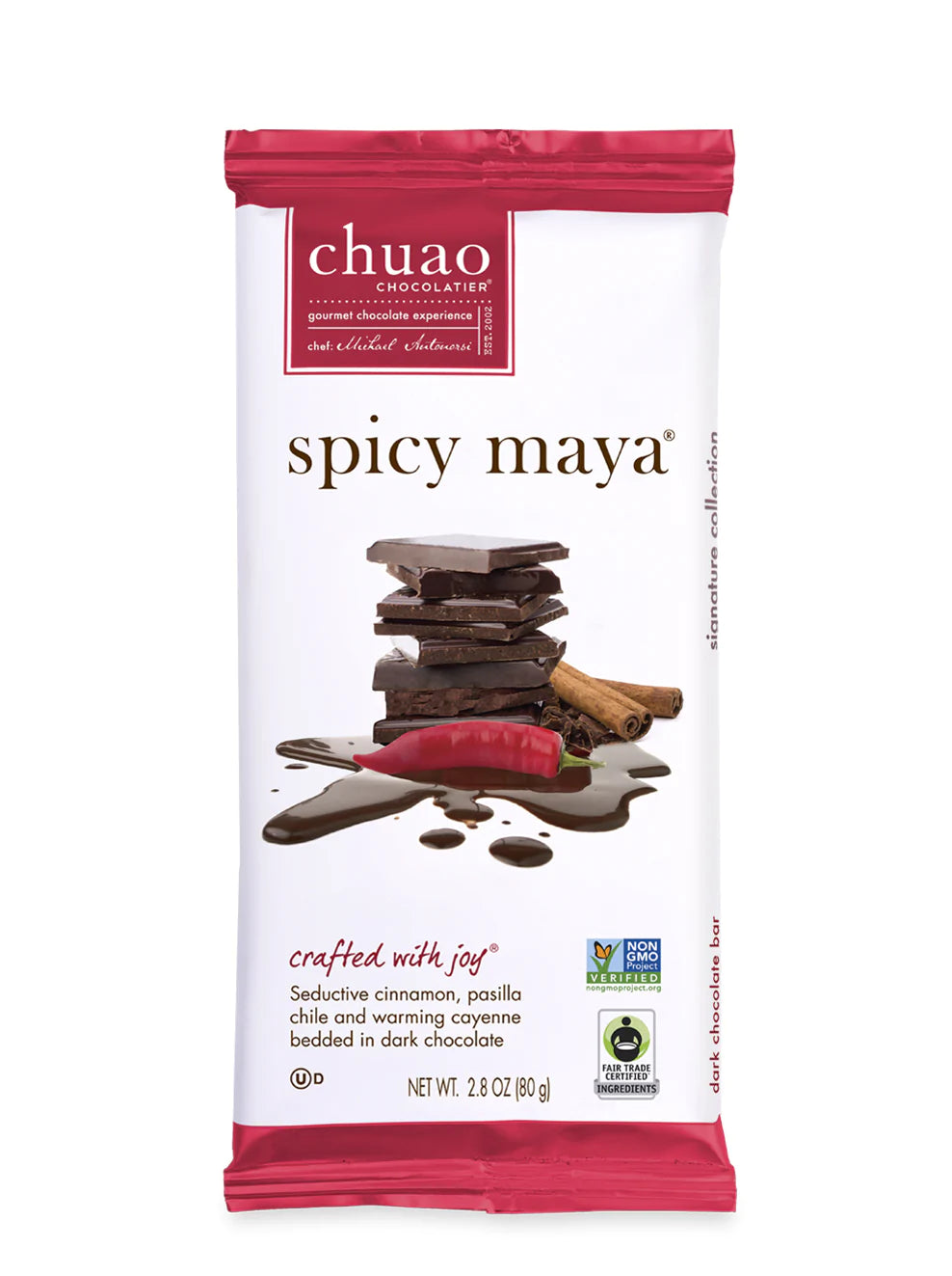 Chuao® Chocolate Bar, Spicy Maya 144ct/2.8oz | In-Room Plus