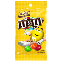 M&M’s® Peanut Peg Pack Bag 12ct/5.3oz